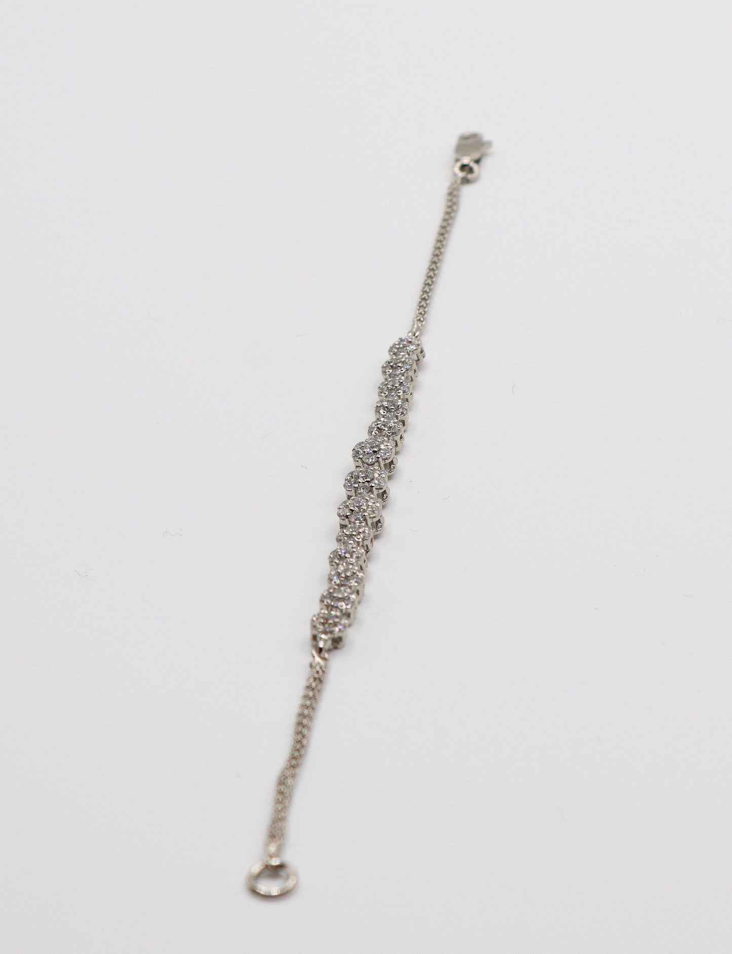 Luna Cluster Tennis Bracelet