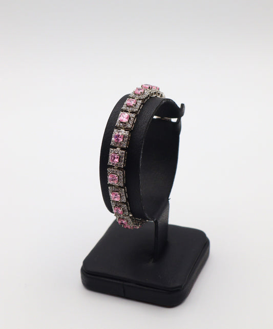 Rose Radiance Tennis Bracelet